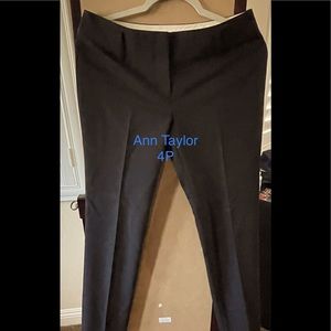 Ann Taylor size 4P black trouser pant